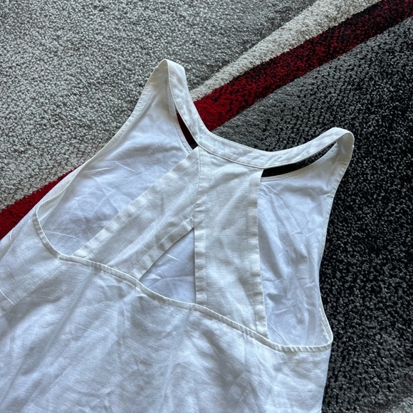 Banana Republic White Linen Tulip Hem Shift Dress - Picture 5 of 5